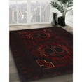 thumbnail image 3 of Ahgly Company Machine Washable Indoor Square Traditional Midnight Gray Area Rugs, 7' Square, 3 of 7