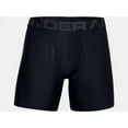 thumbnail image 3 of Under Armour Men's UA Tech 6" Boxerjock Boxer Briefs 1363619-001 Black – 2-Pack, 3 of 4