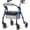 Blue, variant on Walkers for Seniors, Z11 Rollator Walker with Seat, Max 380 lbs, Avant Walkers with Ergo Seat & Backrest, Foldable Rollator Adjustable Height, All Terrain Walker, Lightweight