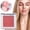 B, variant on Powder Blush Makeup - Highly Pigmented Blusher Compact, Satin Finish Buildable Color, Natural Glow Cheek Makeup, Travel Size Case, Daily Wear Beauty, Christmas Easter Gift, Women 1 Pack