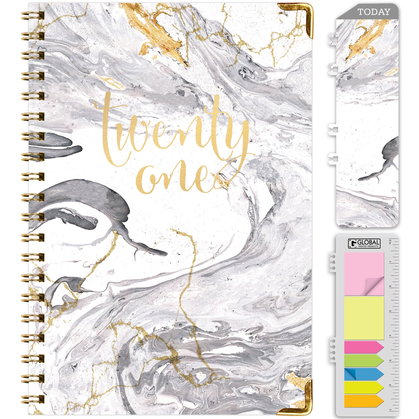 HARDCOVER  2021 Planner Nov 2020 - Dec 2021 Daily Weekly Monthly Planner 