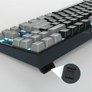 MageGee 75% Mechanical Gaming Keyboard, Blue Switch, LED Blue Backlit, 87 Keys Compact TKL Wired Keyboards