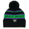 thumbnail image 4 of Monster Jam Grave Digger One Size Youth Beanie Winter Hat Green OS Youth, 4 of 5