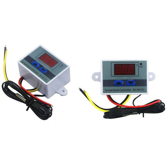 6Pcs Ac Digital Led Xh-W3001 for Incubator Cooling Heating Switch Thermostat Sensor 110-220V & 220V