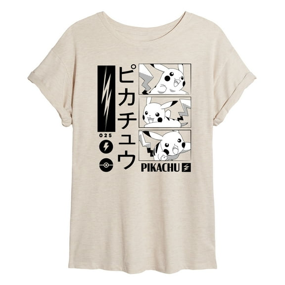 Pokémon - Pikachu Manga Panels - Women's Oversized T-Shirt