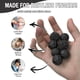 thumbnail image 3 of Silicone Magnetic Balls, Fidget Toys for Adutls & Teens, 12PCS Strees Balls Sensory Toy, Quiet Magnet Desk Fidgets with Textured, ADHD Anxiety Relief Items, Fun Stocking Suffers Gifts- black, 3 of 5