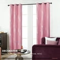 thumbnail image 6 of Deconovo Pattern Printed Curtains for Girl's Room, Thermal Insulated Grommet Decorative Drapes (42 x 72 inch, Pink, 2 Panels), 6 of 8