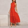 thumbnail image 1 of Vestido HUOGUO, a la moda, de verano, sin mangas, halter, para mujer, 1 of 4