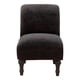 thumbnail image 1 of Funda de terciopelo antideslizante para silla, para sala de estar, banquete, cena, elegante Gris oscuro, 1 of 9