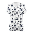 thumbnail image 6 of Bixock Maternity Tops Plus Size V Neck Short Sleeve Loose Pregnancy Blouse Casual Maternity Shirt Summer Maternity Clothes, 6 of 6