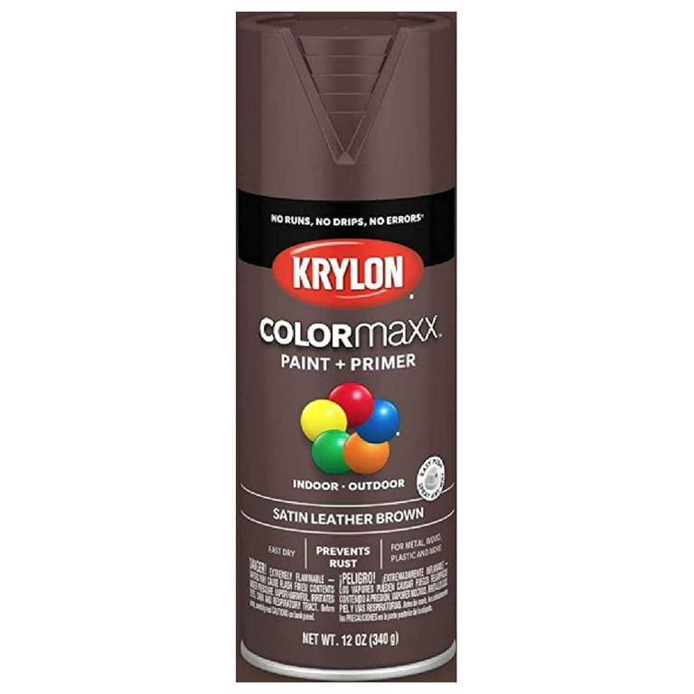 Krylon K05569007 COLORmaxx Indoor/Outdoor Rust Colored Finish