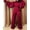 Burgundy, variant on Zelda Puff Sleeve Jumpsuit Burgundy| Black| Green