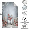 thumbnail image 3 of Coolnut 6 Pack Christmas Snowman Kitchen Towels Highly Absorbent, Super Soft Dishcloths 18 x 28 Inches Reusable Quick Drying Tea Towels Set for Home,Kitchen Decor Wash cloth, 3 of 7