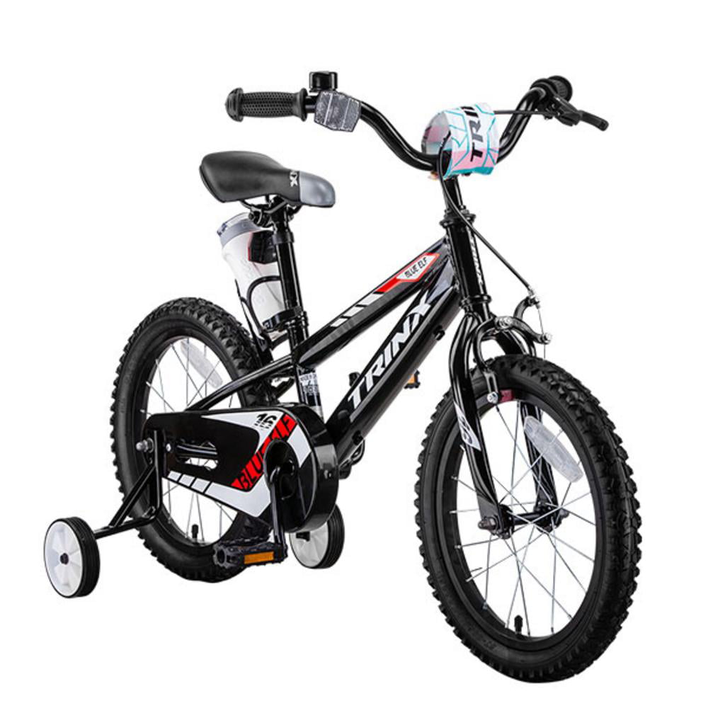 14" 16" Kids Bike Bicycle Adjustable Seat With Pedal Training Wheel Boy Girl 