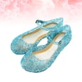 thumbnail image 4 of EeaseMX par de sandalias de tacón alto para niñas, color gelatina, creativas, duraderas, bonitas, para regalo infantil, talla 37 (azul cielo)., 4 of 7