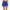 blue, variant on Attraco High Waisted Swim Skirt For Women Split Sporty Drawstring Skirted Swim Bottom with Built-in Panty