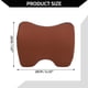 thumbnail image 3 of Cojín para el cuello del automóvil / Cojín para reposacabezas del automóvil para el cuello y la espalda de espuma viscoelástica 1 pieza color café, 3 of 6