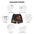 thumbnail image 6 of Rod Wave Mens Swim Trunks Quick Dry Board Shorts with Mesh Lining, Hawaii Beach Shorts Swimwear Bathing Suits, 6 of 7