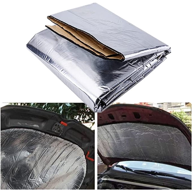 1m x 1,4m aislamiento térmico del coche Panel térmico autoadhesivo película aislante aislamiento acústico escudo térmico