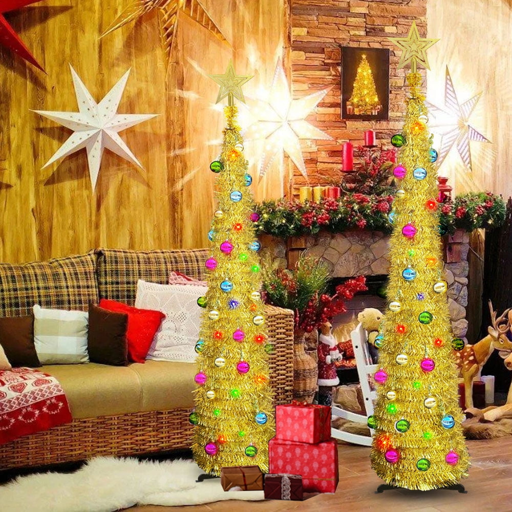 5 FT Pop Up Christmas Tree With LED Multi Colored Lighted Artificial 5-ft-pop-up-christmas-tree-with-led-multi-colored-lighted-artificial