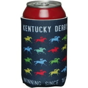 Kentucky Derby Running Horse Can Cooler - Navy - No Size