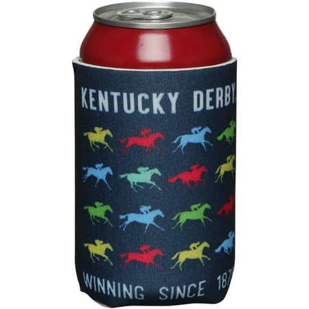 Kentucky Derby Running Horse Can Cooler - Navy - No Size