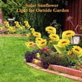 thumbnail image 6 of 29.6 inch Solar LED Sunflower Garden Light, Weatherproof Outdoor Stake Lamp, Warm Glow Landscape Lighting, Vivid Floral Ornament for Yard Patio Pathway Decor, 6 of 8
