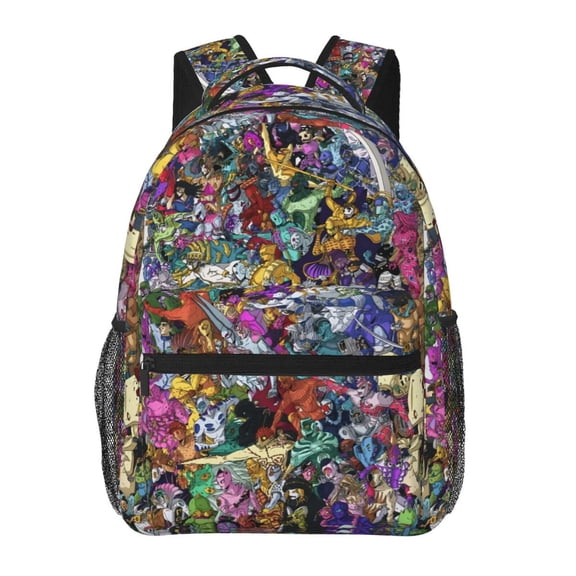 JoJo's Bizarre Adventure Backpack Cute Printed Lightweight Casual Unisex Laptop Computer Bookbag School Hiking Work Business Travel Daypacks Gifts