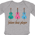thumbnail image 4 of Inktastic Bass Player Kids Future Boys or Girls Long Sleeve Baby Bodysuit, 4 of 5