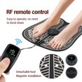thumbnail image 5 of EMS Foot Massager Mat, Heated Foot Massager Pad for Pain Plantar Relief, Muscle Relaxation, Remote Control Foldable Legs & Feet Massager Pad with 8 Modes, 19 Levels, Gifts for Women Men, 5 of 10