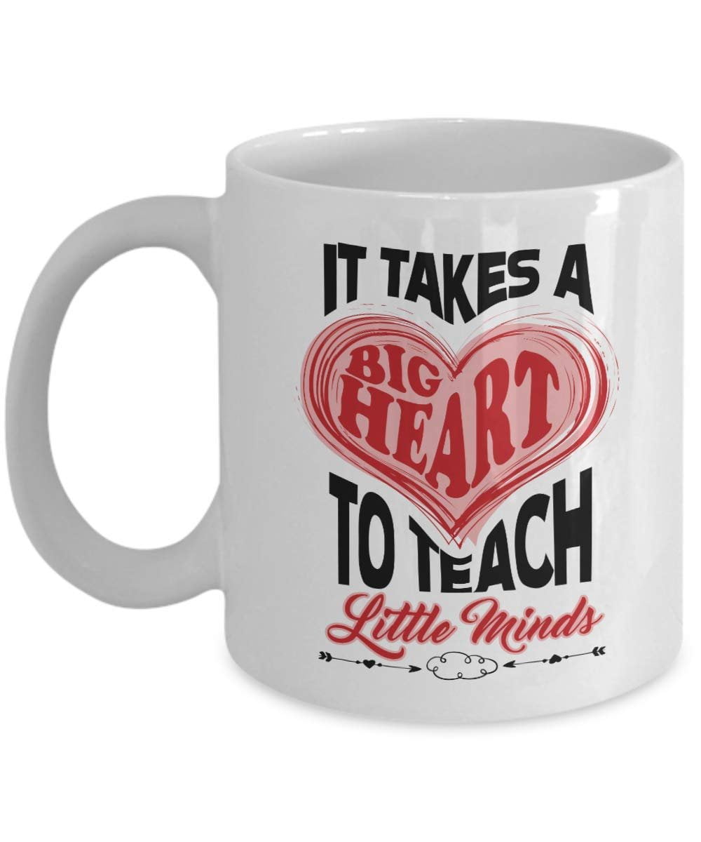 School If You Think My Hands Gift Coffee Mug Elementary Principal Full Heart 