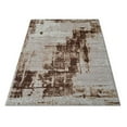 thumbnail image 3 of RUGSOTIC CARPETS MACHINE MADE HEATSET POLYPROPYLENE AREA RUGS - 5'x8', Rectangle Shape, Beige Color, Abstract Modern Design, High Pile Machine Made Area Rugs for Living Room, Bed Room (M00002), 3 of 5