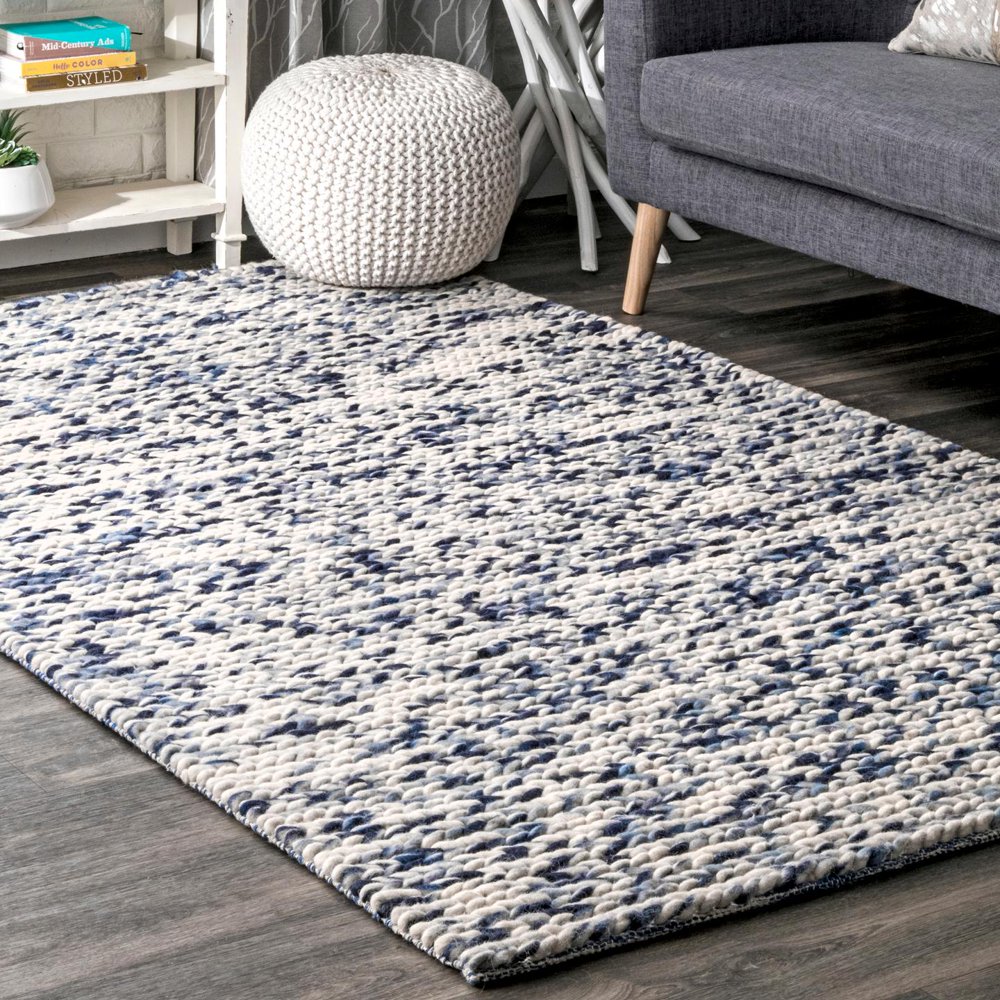 nuLOOM Hand Woven Chunky Woolen Cable Rug Area Rug