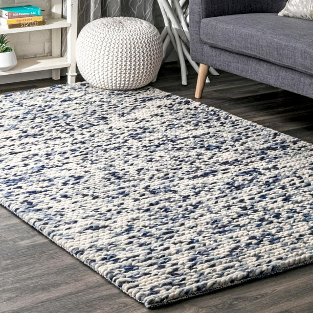 nuLOOM Hand Woven Chunky Woolen Cable Rug Area Rug