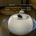 thumbnail image 2 of 1.5L/1L Ceramic Cat Water Fountain - Anti - Spill, No - Wet - Mouth, Automatic Circulating Water Dispenser for Pets, 2 of 13