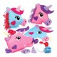 thumbnail image 1 of Juego de 2 kits de costura para cojines de unicornio, colores surtidos, 1 of 5