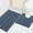 Blue Indigo, variant on General Chenille Bathroom Rugs Set Non-Slip Bath Mats for Bathroom Super Absorbent Shaggy Rugs for Tub Shower Toilet Plush Bath Rug Plus U Shaped Rug (Standard: 20" x 32" and 20" x 20" U), Gray
