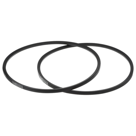 3V375 Rubber V Belts 37.5" Length x 0.38" Width x 0.31" Thick, Industrial Power Drive Belt, 2 Packs