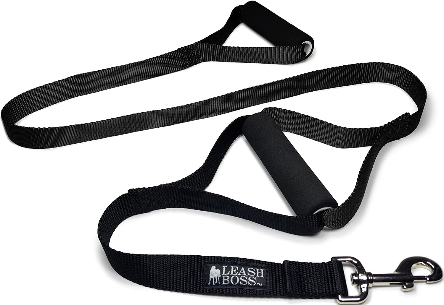 Leashboss Original Heavy Duty Dog Leash with Double Handle for Big Dogs No Pull Training