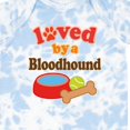 thumbnail image 4 of Inktastic Bloodhound Loved by a (dog Breed) Boys or Girls Baby Bodysuit, 4 of 5
