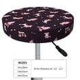 thumbnail image 4 of Lsque Poodle Dog Round Bar chair cushion covers Velvet Fabric Premium Comfort Protects from Scratches and Stains for 14-17 Inch Chair- 14 inch, 4 of 7
