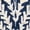Navy/Ivory, variant on SAFAVIEH Capri Proinsias Leaves Wool Area Rug, Ivory/Blue, 5' x 8'