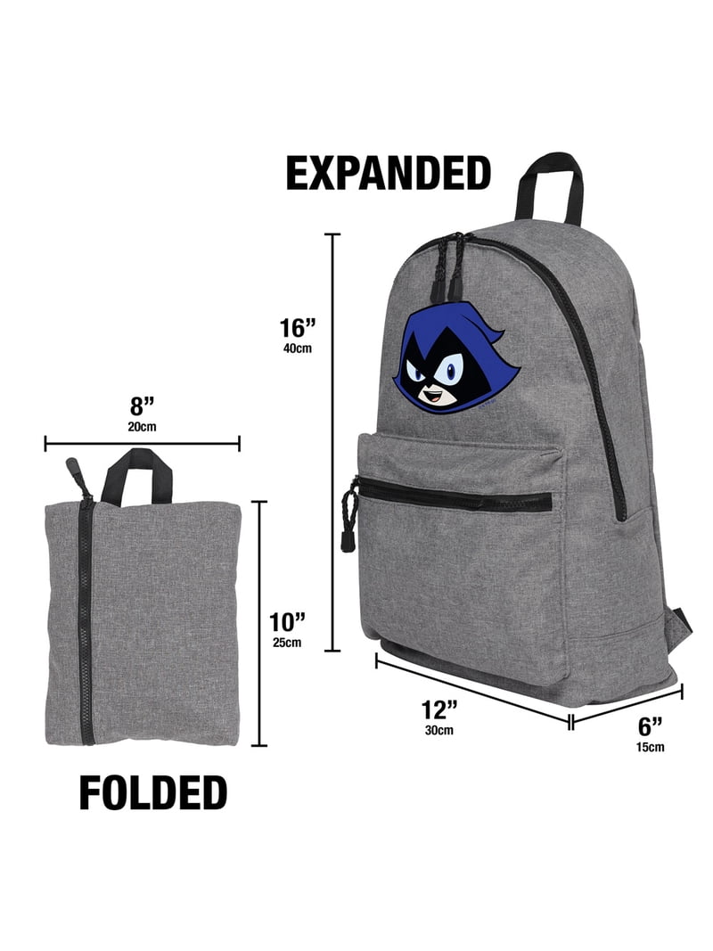 Teen Titans Go! Raven Lightweight Backpack for Work School Daily