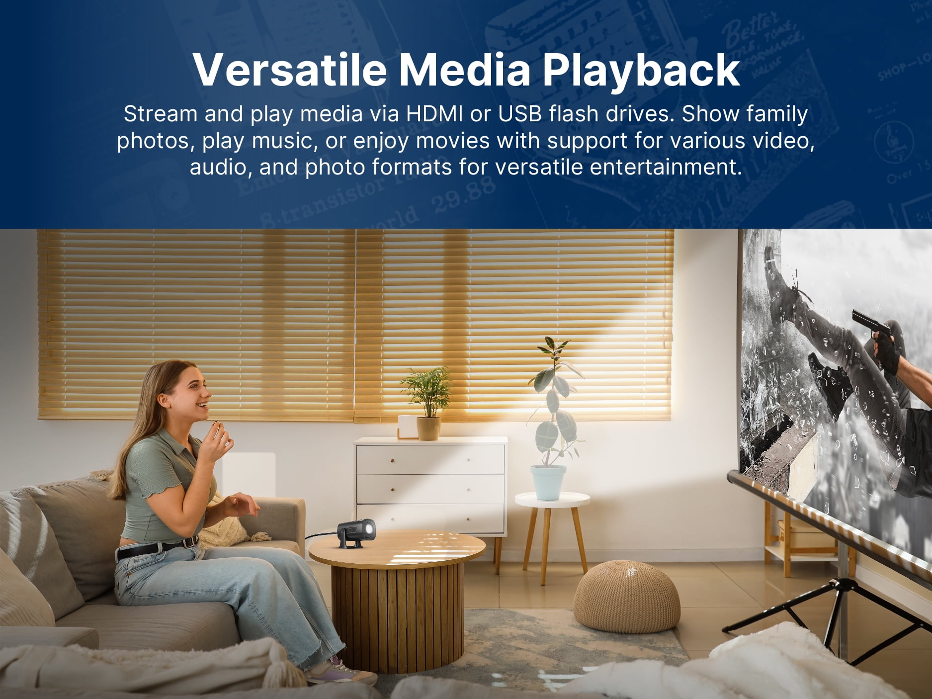 Emerson EVP-2002 120-Inch Home Theater LCD Projector