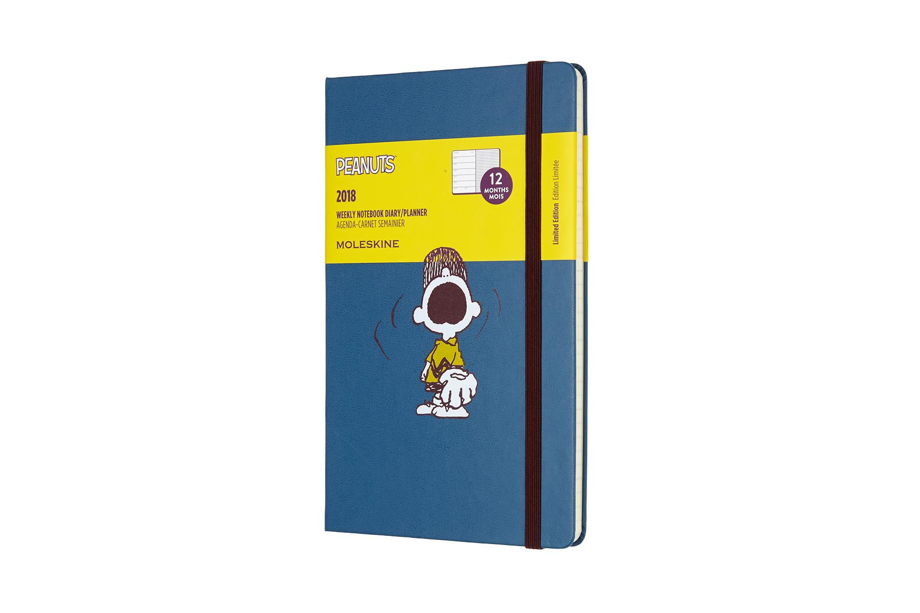Moleskine Limited Edition Peanuts, 12 Month Weekly Planner, Large, Sapphire  Blue (5 X 8.25) (Other) 
