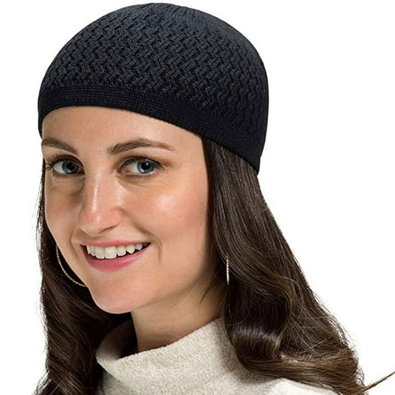 Prolriy Beanies Hats Men Knitted Hemming Warm Hat Hats Wool Winter Unisex Fashion Keep Baseball Caps Wool Beanie Winter Hats for Women Black