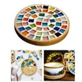 thumbnail image 3 of maytalsory Mosaic Coasters DIY Kit Hand Made Adhesive Colourful for Kid Home Decorative, 3 of 9