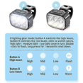 thumbnail image 4 of Bike Light Set Super Bright,Bike USB Rechargeable LED Light,Bike Light for Night Riding,Bike Front and Tail Light, 4 of 5