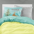 thumbnail image 2 of Carolines Treasures BB9336PILLOWCASE Rex Rabbit Christmas Fabric Standard Pillowcase, 2 of 2
