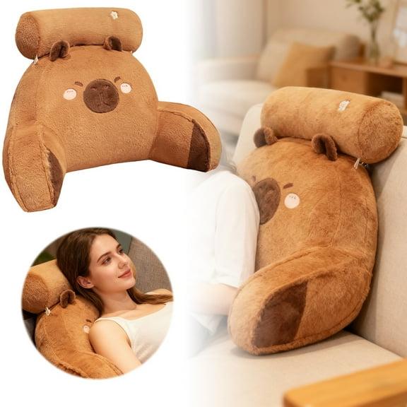 Cute Animal Reading Pillows For Adults And Kids Soft Comfortable Mattress Sofa Back Support Cushion